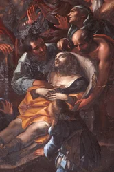 La mort de Saint Roch dans une cellule de prison à Arona (détail), 1691